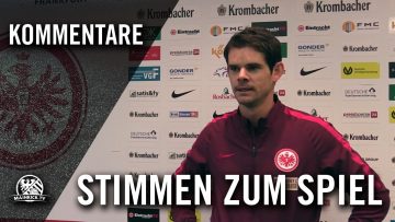 Die Stimme zum Spiel (Eintracht Frankfurt – FC Bayern München, U17 B-Junioren, Bundesliga Süd)