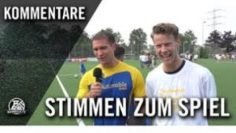 Die Stimme zum Spiel | FC Blau-Gelb Überruhr – 1.FC Viersen (Rückspiel, Relegation zur Landesliga)