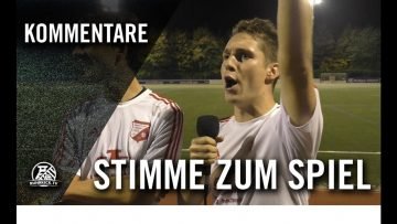 Die Stimme zum Spiel | FC Brünninghausen – SF Sölderholz (3. Runde, Kreispokal)
