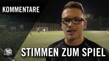 Die Stimme zum Spiel (FC Schwalbach – FSV 1917 Winkel, U19 A-Junioren, Gruppenliga Wiesbaden)