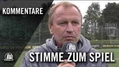 Die Stimme zum Spiel | FC St. Pauli U23 – Niendorfer TSV (Testspiel)