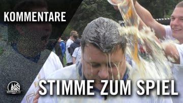 Die Stimme zum Spiel | FC Union Schafhausen – FC Wegberg-Beeck (Finale, Kreispokal Heinsberg)