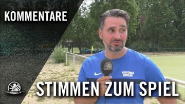 Die Stimme zum Spiel | FC Viktoria 1889 Berlin U19 – SV Empor Berlin U19 (Testspiel)