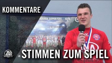 Die Stimme zum Spiel (Finale, Kreispokal Herne)