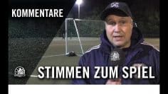 Die Stimme zum Spiel | Frohnauer SC U19 – SC Borsigwalde U19 (1. Runde, Pokal)