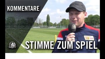 Die Stimme zum Spiel | Hertha BSC U16 – 1. FC Union Berlin U16 (22. Spieltag, Regionalliga)
