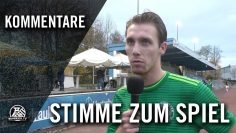 Die Stimme zum Spiel | Holzwickeder Sport Club – TuS Haltern (14. Spieltag, Oberliga Westfalen)