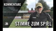 Die Stimme zum Spiel l Wedeler TSV – SV Rugenbergen (Testspiel)