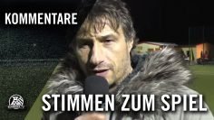 Die Stimme zum Spiel (Mengede 08/20 – FC Brünninghausen, Viertelfinale, Kreispokal Dortmund)
