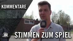 Die Stimme zum Spiel (Rahlstedter SC – SC Victoria Hamburg, U19 A-Junioren, Regionalliga Nord)