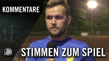 Die Stimme zum Spiel (SC 1920 Oberhausen – DJK Arminia Klosterhardt, Halbfinale, Kreispokal OB)