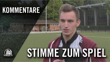 Die Stimme zum Spiel | SC Eilbek U18 – FC Veddel United U18 (2. Runde, Pokal)