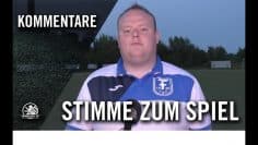 Die Stimme zum Spiel | SF Johannisthal – Friedenauer TSC (Testspiel)