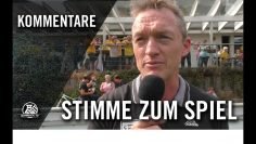 Die Stimme zum Spiel | SF Niederwenigern – SV Sonsbeck (34. Spieltag, Landesliga Staffel 2)