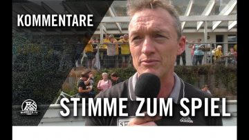 Die Stimme zum Spiel | SF Niederwenigern – SV Sonsbeck (34. Spieltag, Landesliga Staffel 2)