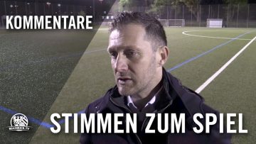 Die Stimme zum Spiel (SG Rot-Weiss Frankfurt – Kickers Offenbach, U19 A-Junioren, Halbfinale, Pokal)