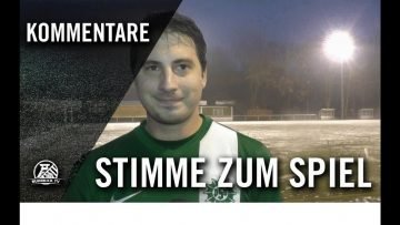 Die Stimme zum Spiel | SV Bochum-Vöde – Polizei SV Bochum (16. Spieltag, Kreisliga A1, Kreis Bochum)
