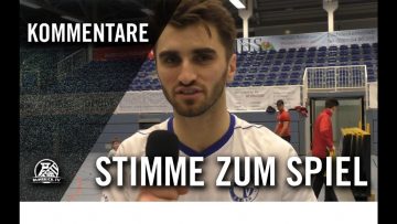 Die Stimme zum Spiel | SV Burgaltendorf – FC Kray (Finale, Hallenmeisterschaft 2018)