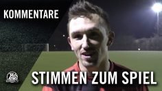 Die Stimme zum Spiel (SV Höntrop – DJK Arminia Bochum, Viertelfinale, Kreispokal Bochum)