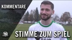 Die Stimme zum Spiel | SV Klein-Gerau – SKG Walldorf (15. Spieltag, Kreisliga B Groß-Gerau)