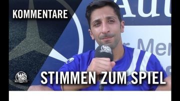 Die Stimme zum Spiel | SV Steinbach – SG Rot-Weiss Frankfurt (34. Spieltag, Hessenliga)