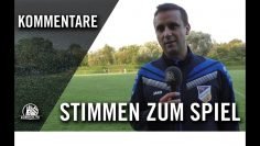 Die Stimme zum Spiel | SV Wilhelmsburg II – FC Teutonia 05 II (2. Runde Pokal)