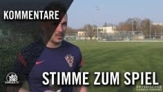 Die Stimme zum Spiel | TSG Pasing München – NK Dinamo München (16. Spieltag, Kreisklasse 3)