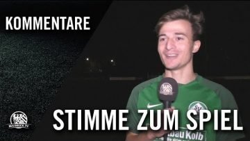 Die Stimme zum Spiel | TSV Auerbach – SV Fürth (2. Runde, Kreispokal Bergstraße)