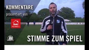 Die Stimme zum Spiel | TuS Dassendorf – Niendorfer TSV (34. Spieltag, OL. H.) | Pr. von MY-BED.eu