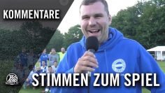 Die Stimme zum Spiel (TuS Querenburg- VfL Bochum)