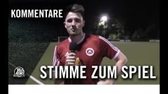 Die Stimme zum Spiel | TuSEM Essen – DJK SG Altenessen (2. Runde, Kreispokal Essen) | RUHRKICK.TV