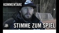 Die Stimme zum Spiel | VfB Günnigfeld – SSV Buer (25.Spieltag, Landesliga, Staffel 2, Westfalen)