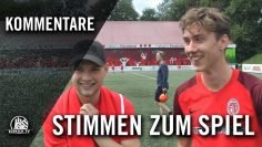 Die Stimmen | Eimsbütteler TV U19 – Chemnitzer FC U19 (U19-Bundesliga-Aufstiegsrunde)