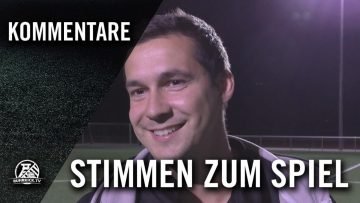 Die Stimmen | Türkspor Dortmund – BV Brambauer (3. Runde, Kreispokal Dortmund)