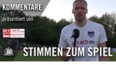 Die Stimmen | TuS Dassendorf – SC Condor (27. Spieltag, Oberliga) | Pra?sentiert von MY-BED.eu