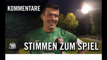 Die Stimmen zum Finale | FC Eddersheim – TuRa Niederhöchstadt (Finale, Kreispokal Main-Taunus)