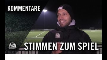 Die Stimmen zum Spiel _ 1. FC 06 Erlensee U17 – SV Wehen Wiesbaden U17 _2. Runde_ Hessenpokal_