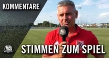 Die Stimmen zum Spiel | 1. FC 1906 Erlensee – Spfrd. Seligenstadt (Testspiel)