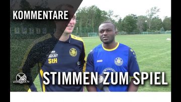 Die Stimmen zum Spiel | 1. FC Lok Leipzig II – SpVgg Leipzig II (1. Kreisklasse St. 1, 24. Spieltag)