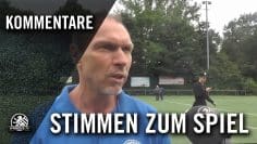 Die Stimmen zum Spiel (1. FC Lübars – TuS Makkabi, Landesliga, Staffel 1) | SPREEKICK.TV