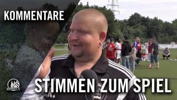 Die Stimmen zum Spiel (1. FC Niederkassel – FC Hertha Rheidt, Bezirksliga, Staffel 2) | RHEINKICK.TV