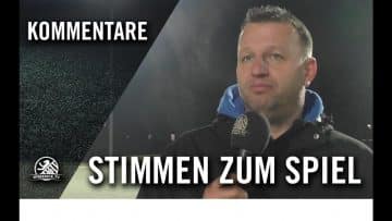 Die Stimmen zum Spiel | 1. FC Novi Pazar Neukölln 95 – Berliner SC (Achtelfinale, Pokal)