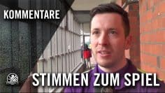 Die Stimmen zum Spiel (1. FC Schöneberg – SP. Vg. Blau-Weiß 90 Berlin, Testspiel) | SPREEKICK.TV