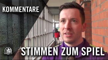 Die Stimmen zum Spiel (1. FC Schöneberg – SP. Vg. Blau-Weiß 90 Berlin, Testspiel) | SPREEKICK.TV