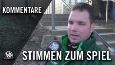Die Stimmen zum Spiel (1. FC-TSG Königstein – SV Gronau) | MAINKICK.TV