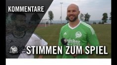 Die Stimmen zum Spiel | 1. FC-TSG Königstein – Usinger TSG (Finale, Kreispokal Hochtaunus)