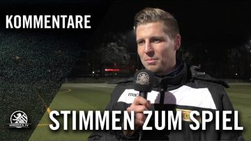 Die Stimmen zum Spiel | 1. FC Union Berlin U15 – BFC Dynamo U15 (Viertelfinale, Landespokal)