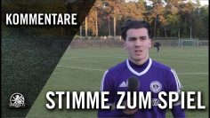 Die Stimmen zum Spiel | 1. FC Union Berlin U19 – Tennis Borussia Berlin U19 (Halbfinale, Pokal)