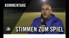 Die Stimmen zum Spiel | 1. FC Wilmersdorf U14 – SC Staaken U14 (4. Spieltag, 2. C-Junioren)