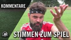 Die Stimmen zum Spiel (1. FSV Köln 99 – SSV Roggendorf/Thenhoven, Kreisliga B)